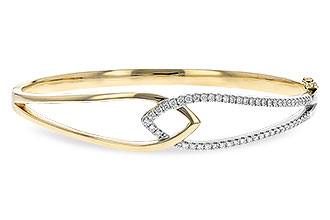 A189-17080: BANGLE BRACELET .50 TW