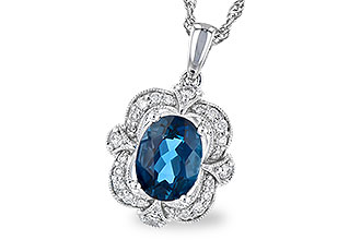 A272-79762: NECK 1.35 LONDON BLUE TOPAZ 1.50 TGW