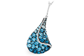 C187-32498: NECK 4.81 BLUE TOPAZ 4.94 TGW