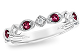 D092-75226: LDS WED RG .20 RUBY .26 TGW