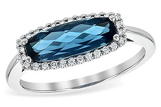 D190-05262: LDS RG 1.79 LONDON BLUE TOPAZ 1.90 TGW