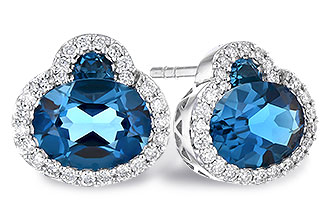 D272-79762: EARR 2.60 TW LONDON BLUE TOPAZ 2.81 TGW