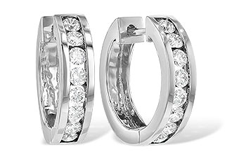 E185-48835: EARRINGS 1 CT TW