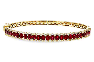 E274-62462: BANGLE 5.04 TW RUBY 5.60 TGW