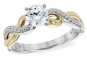 G186-44316: LDS SEMI DIA RG .09 TW