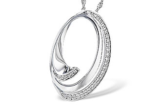 G272-80671: NECKLACE .14 TW