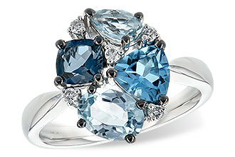K189-10643: LDS RG 2.57 BLUE TOPAZ 2.65 TGW