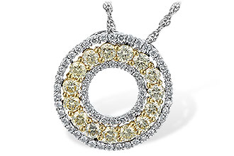 K189-11580: NECK 1.08 YELLOW DIAS 1.55 TW