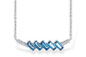 K272-80707: NECK .75 LONDON BLUE TOPAZ .80 TGW
