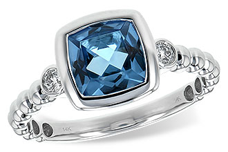 M189-11607: LDS RG 1.57 BLUE TOPAZ 1.65 TGW